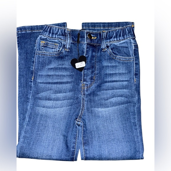 Fashion Nova Kids Girls Stylish Blue Denim Jeans - Picture 4 of 6